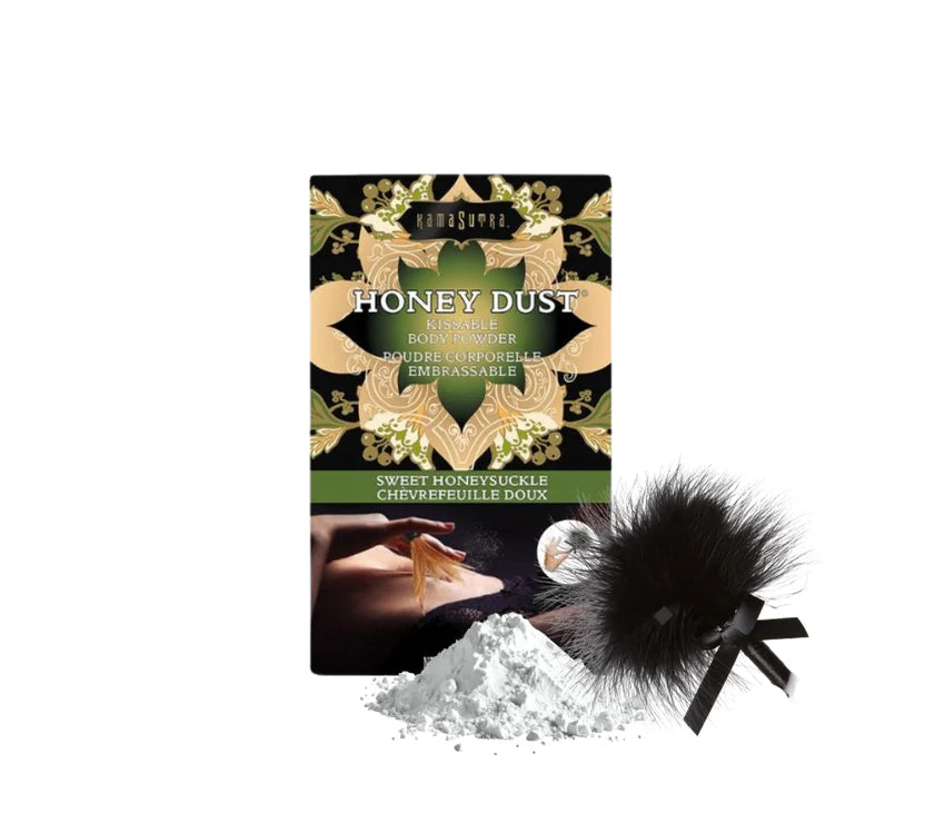 Kama Sutra Honey Dust Kissable Body Powder – Sweet Honeysuckle