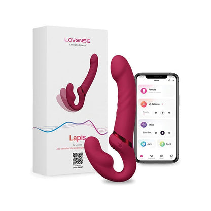 Lapis - Vibrating Strapless Strap On - The Flirtation Station