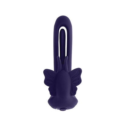 Front view of the Lord of the Wings vibrator showcasing its dual wings and sleek design