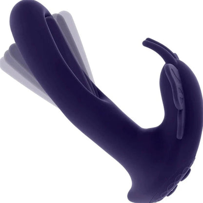 Wireless silicone vibrator with remote control and dual motors