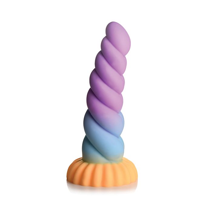 Mystique Silicone Unicorn Dildo w/ Free Keychain - The Flirtation Station