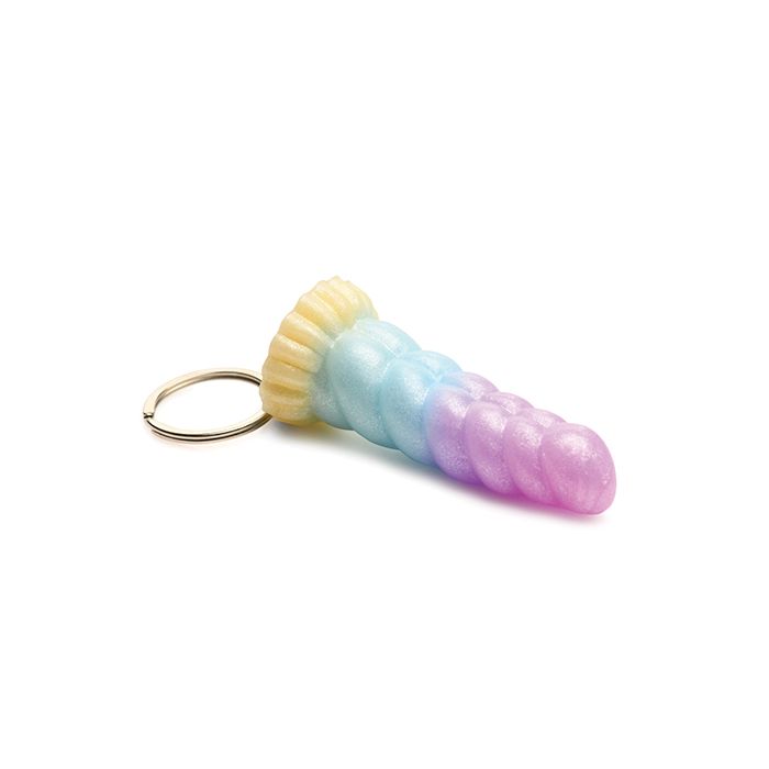 Mystique Silicone Unicorn Dildo w/ Free Keychain - The Flirtation Station