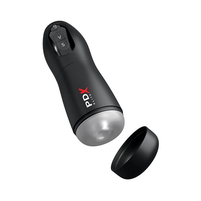 PDX Elite Suck-O-Matic Vibrating Stroker-#tag1#-Good Vibes By Linda