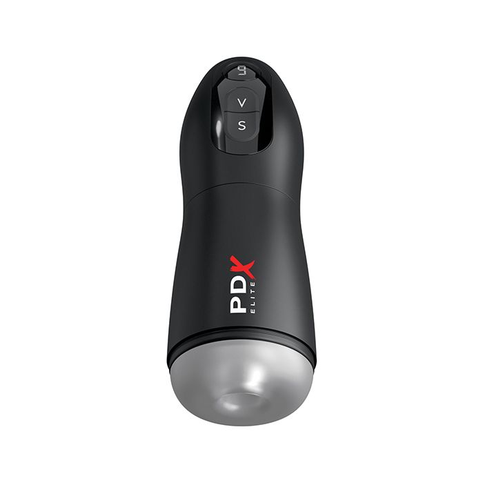 PDX Elite Suck-O-Matic Vibrating Stroker-#tag1#-Good Vibes By Linda