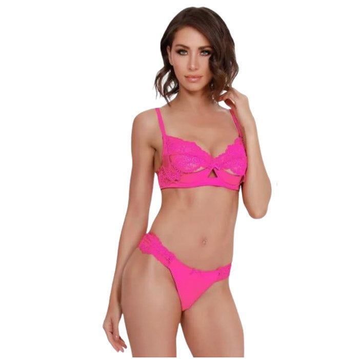 Peekaboo Bra and Thong - The Flirtation Station