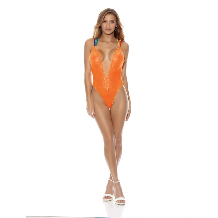 Pride Teddy with Rainbow Straps - The Flirtation Station