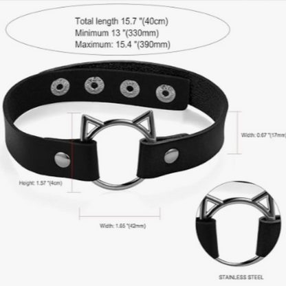 Sassy Cat Collar - The Flirtation Station