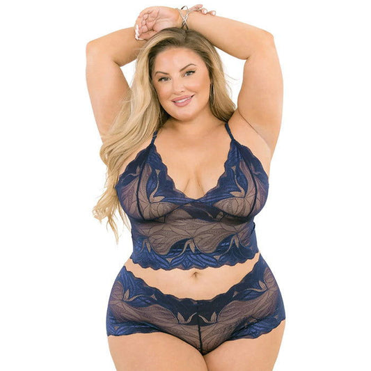Scalloped Lace - cami and boyshort - The Flirtation Station