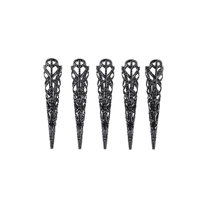 Black Sensory Fingertips on display against white background