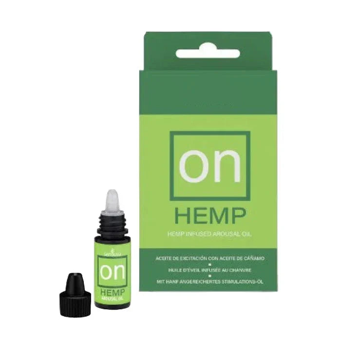Sensuva Hemp product packaging with dropper bottle on a white background