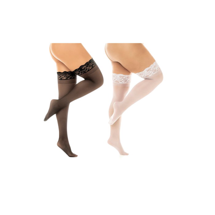 Sheer Thigh High Stockings - The Flirtation Station