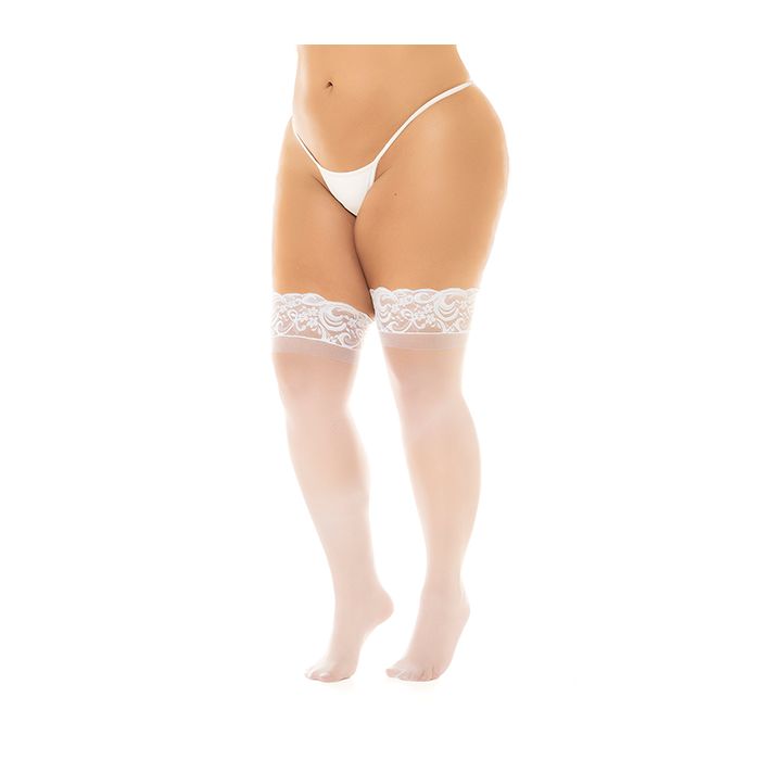 Sheer Thigh High Stockings - The Flirtation Station
