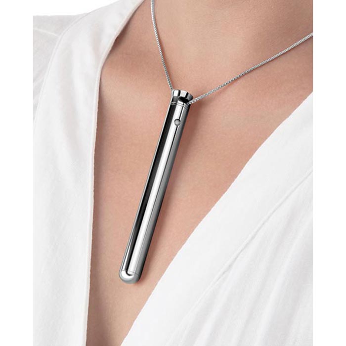 Vibrating Necklace with Chain - The Flirtation Station