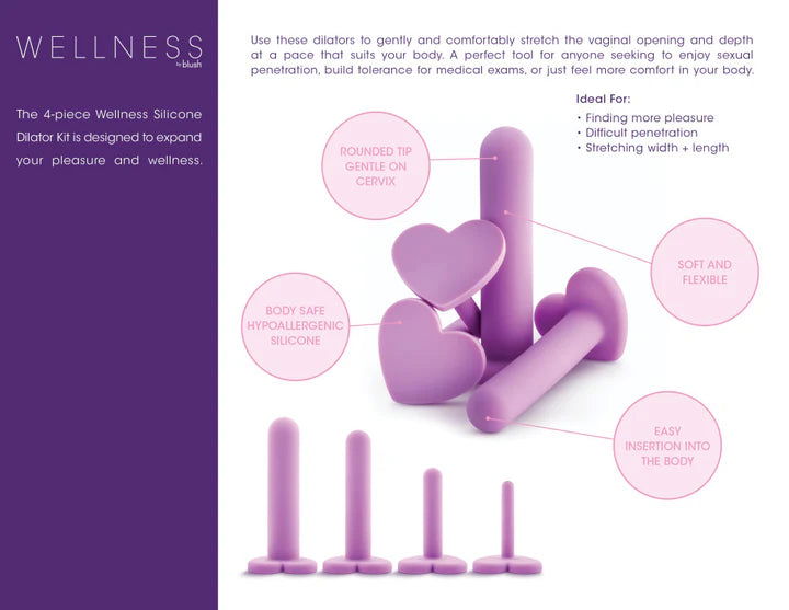 Wellness 4pc Dilator Set - The Flirtation Station