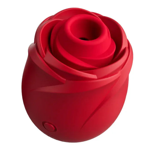 Womanizer Rose rechargeable vibrator in red gold finish