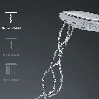 Womanizer Wave Pleasure Whirl water spray mode for sensual shower experience