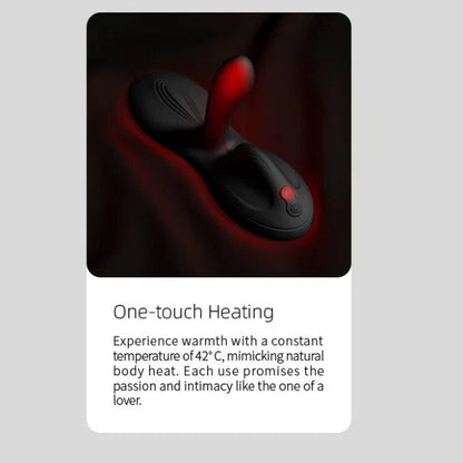 ZALO Flora Smart Vibrating Pad featuring one-touch heating technology that warms to approximately 107°F to mimic natural body temperature