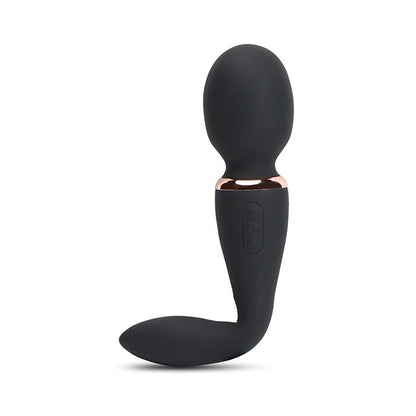 Black Alluvion anal plug with bent ergonomic design