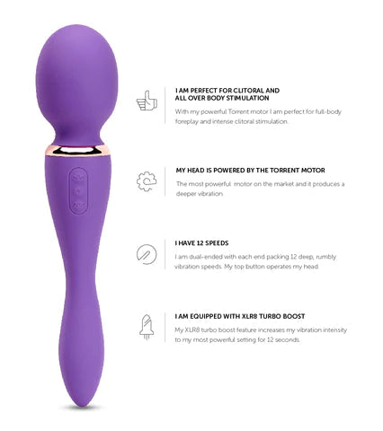 Purple Alluvion with straight ergonomic design and smooth finish