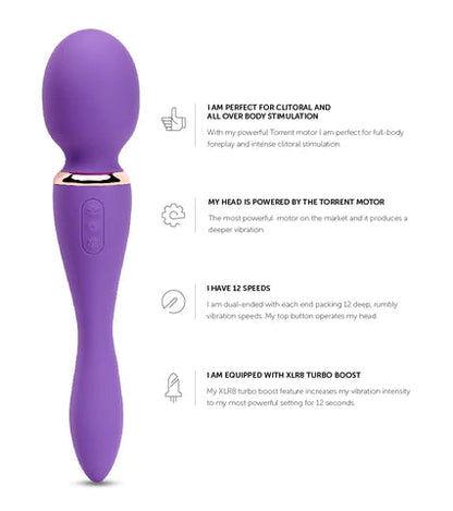 Purple Alluvion with straight ergonomic design and smooth finish