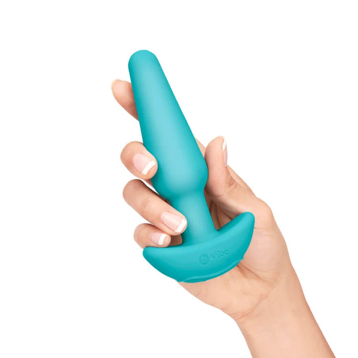 Medium rechargeable vibrating anal plug with multiple settings