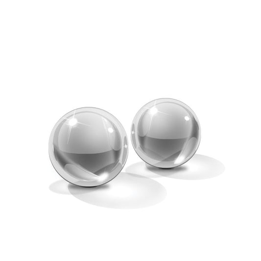 hypoallergenic Glass Ben Wa balls for temperature play
