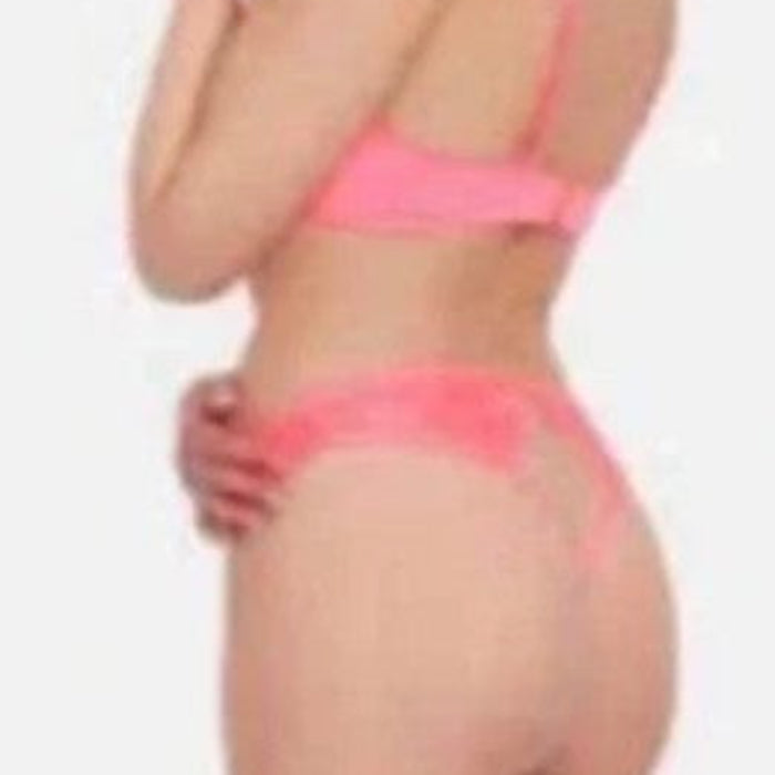 Peekaboo panty with open-back design