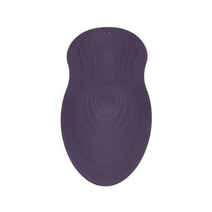 The iRide Pleasure Seat iThrob showing its dual saddle sides and buttons – one vibrating, one pulsating – crafted from soft silicone.
