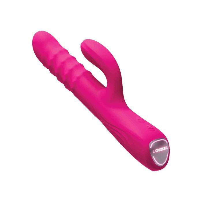 Lovense Velvo rotating beaded rabbit vibrator – product shot