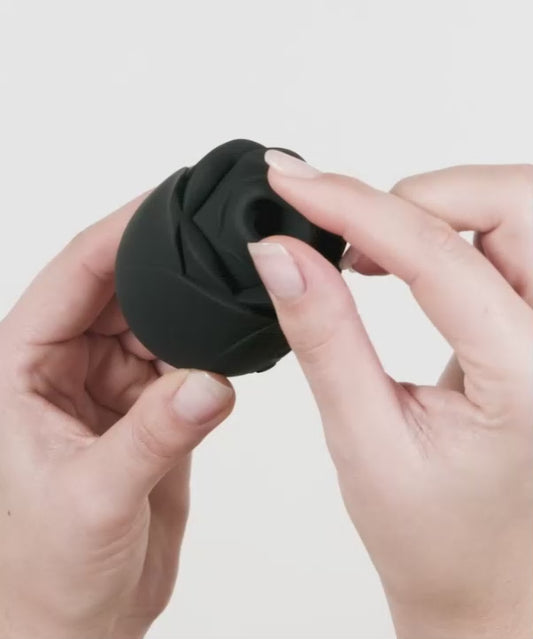 Video demonstration of how to clean and charge the Rose Fifty Shades of Grey Hearts & Flowers clitoral suction stimulator