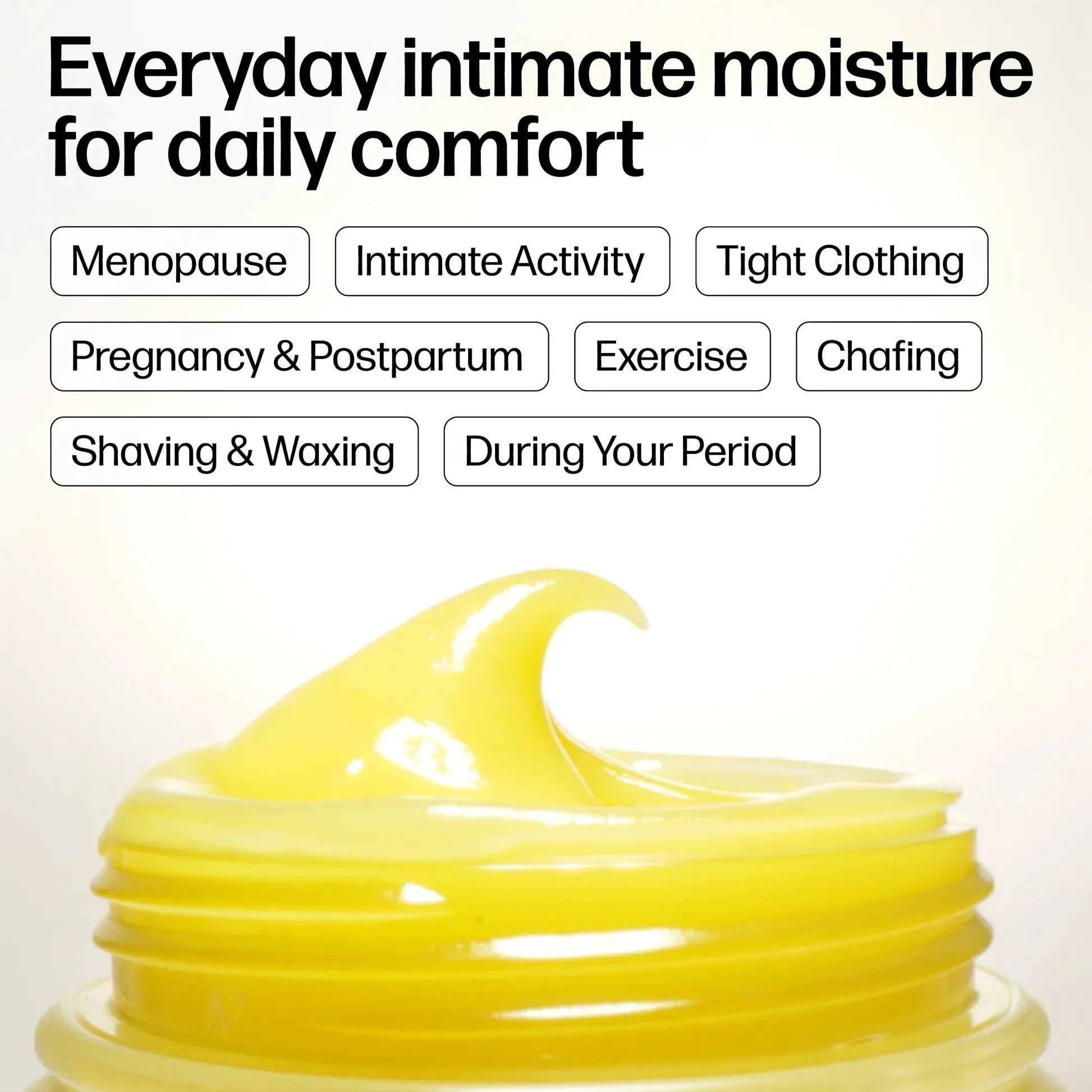 VMagic intimate moisture balm texture for daily vulva care and comfort
